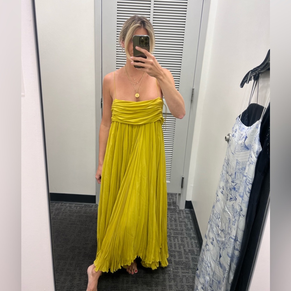 Khaite Lally Dress in Chartreuse - NOT FOR SALE, CONSIDERING SELLING